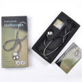 High quality case clinical cardiology stethoscopes medical dual head stethoscope